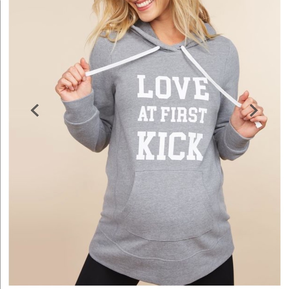 Maternity Hooded Sweatshirt